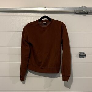 TNA women’s Deep Brown Crewneck Sweater